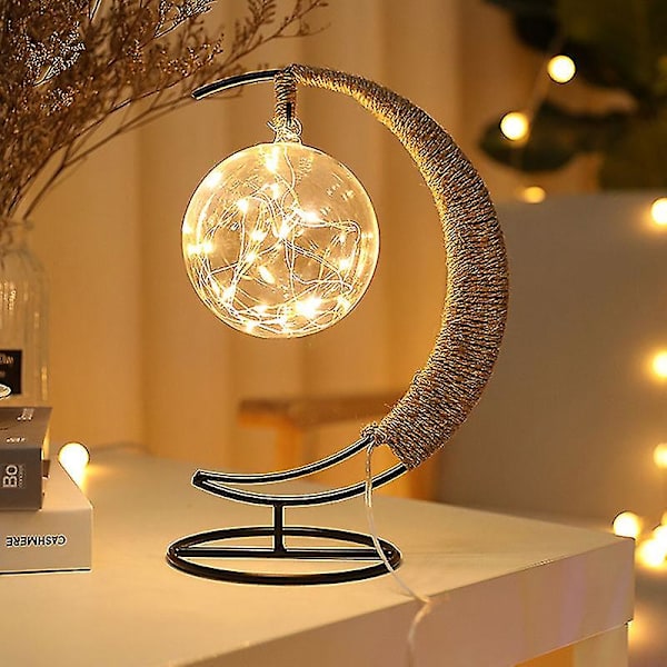 LED Lys Stjerne Æbler Glas Form Dekoration Lys Julepynt Til iPhone USB Varmt Hvidt Warm White For IPhone USB