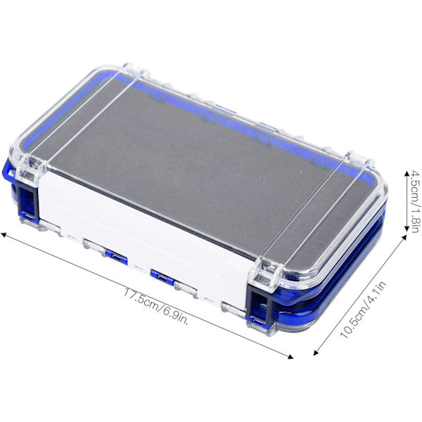 Tackle Box Organizer Fiskeutrustningslådor Bärbara Fiskeutrustningslådor Transparenta Fiskeutrustningsförvaringslådor (transparent blå)