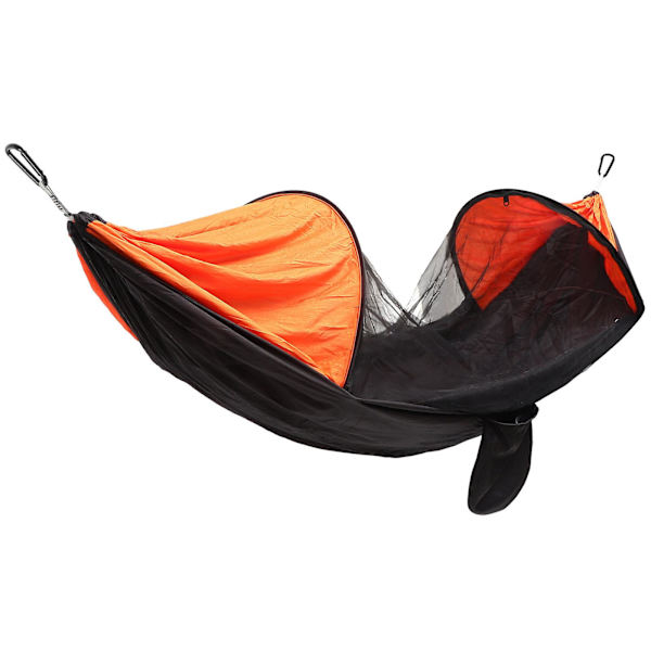 1 st Portabel Hängande Säng Multifunktionell Upphängd Tält För Utomhuscamping Svart/orange290*140*140cm 290*140*140cm