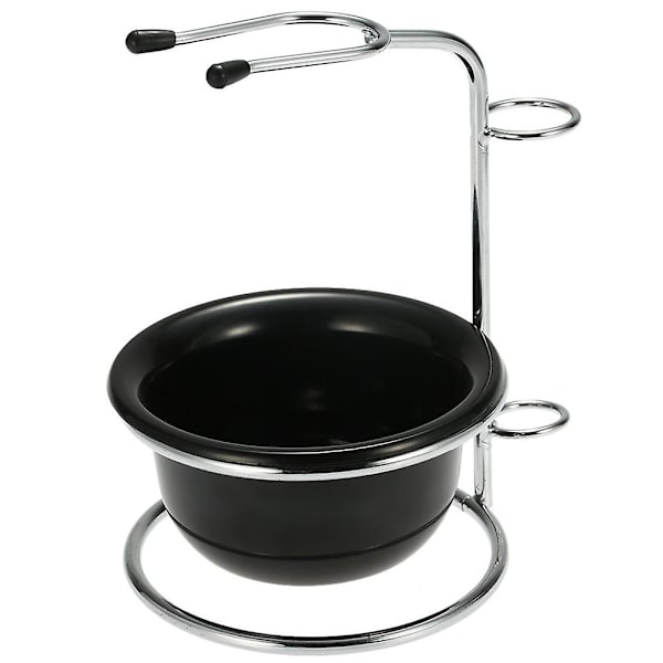 Razor Mænd Barbering Barbering Kost Skål Mænd Barbering Skål Barbering Skål Barbering Kop Sort 12.5 * 11,5 cm Black 12.5*11.5cm