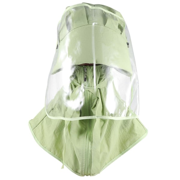 Multifunktionell solhatt Slitstark spettförebyggande hatt för vakt utomhus daglig användning (vuxen) Grön45*27 Green 45*27*3cm