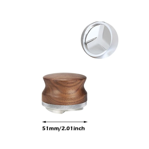 Kaffedistributør Nivelleringsværktøj 51 53 58mm Højdejusterbar Manuel Tamper Presse 51mm 51mm