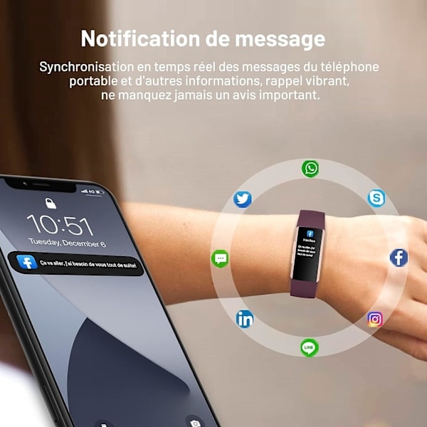 RY-Dam Smart Sports Watch - Søvnklokke IP67 Smart Touch 25 Moduser Skritteller Kalorier Stoppeklokke Gave For Android iOS-Rose Red
