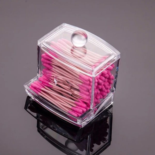 Bomullsdott-holder, Bomullsdott-dispenser, Baderom-beholder, Oppbevaringskrukke, 1 stk