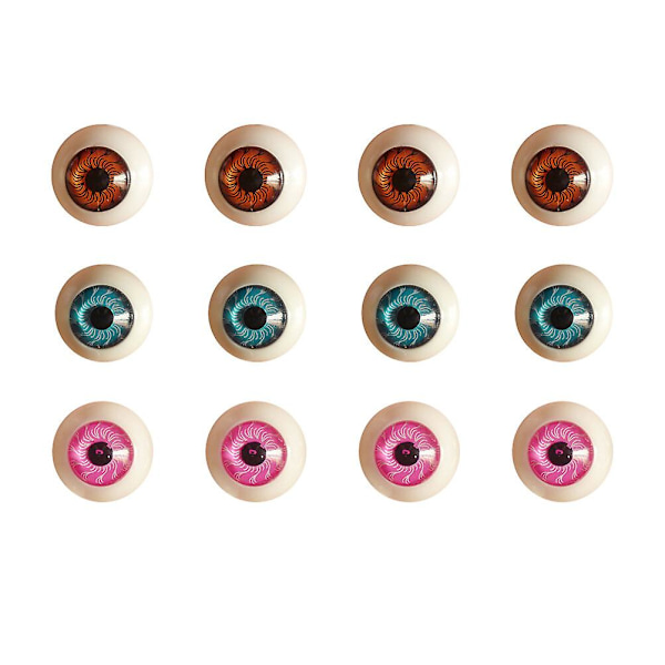 30 st Animala Leksaker DIY Dockögon Falska Ögon DIY Falska Djurögon Runda Glas Drakögon 2x2cm 2X2cm