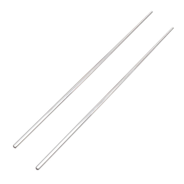 2 Par 36cm Långa Rostfria Stålpincett Halksäkra Långa Pincett Värmebeständiga Långa Pincett För Grill Camping Hot Pot 2 PAR 36CM 2 PAIRS 36CM