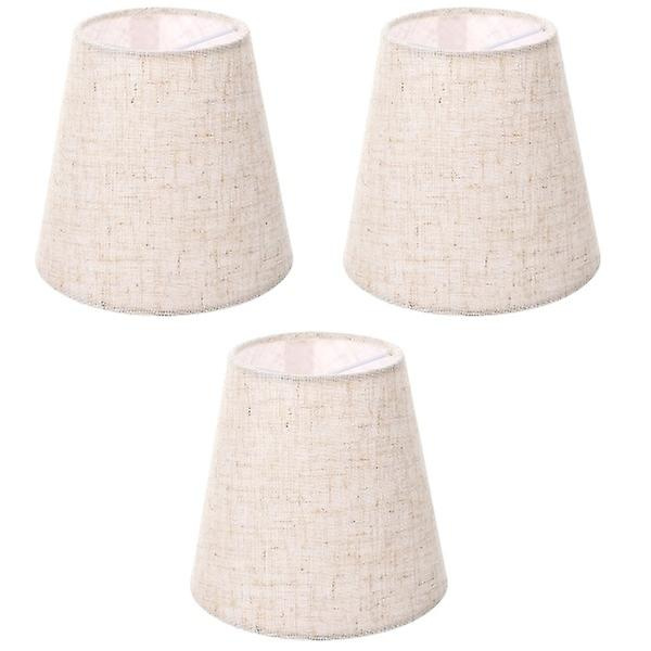 3 stk. Stof Lampskærme Chandelier Vægslampe Støvsikre Dæksler Lampetilbehør 3stk 14X13X9CM 3pcs 14X13X9CM