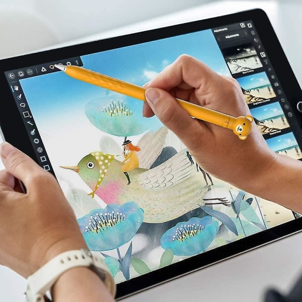 Sød Tegneserie Ipencil Etui Til Apple Pencil 1. Generation Bjørn Bear