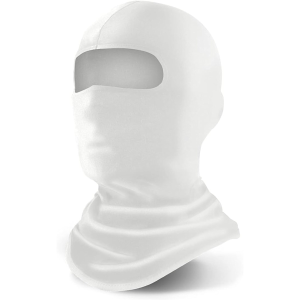 Pustende Balaclava Ansiktsdeksel, Dry-Fit Stoff med Lycra Hodeplagg Vindtett, Balaclava for Vinter & Sommer.