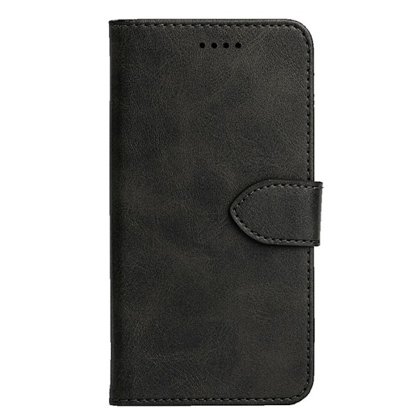 RY/Klassiskt Plånboksfodral Läder Mobiltelefonväskor Flipskydd Tillbehör för iPhone 16 Pro Max Iphones 11 12 15 Pro 16e Black For iPhone 15
