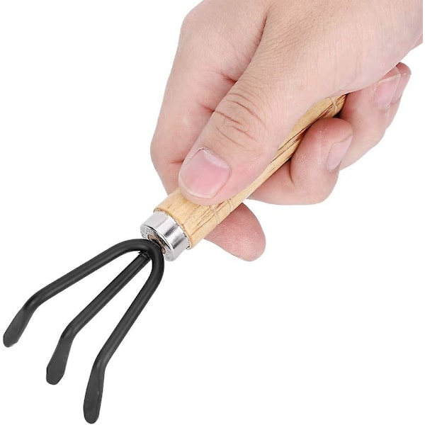Have-Shovel Have-Shovel Værktøjssæt 3-delt Mini Planter Haveværktøjssæt Shovel Claw Rake Shovel Blomsterplantningsværktøjer Ompottede