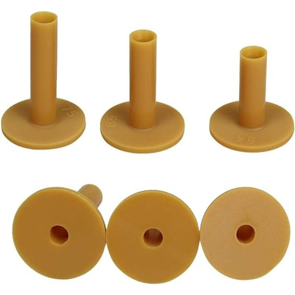 Golføvingsteer 3/4/6 stk Pakket Magnet Tee Gummi Tee Innendørs og Utendørs for Driving Range og Øvingsmatte