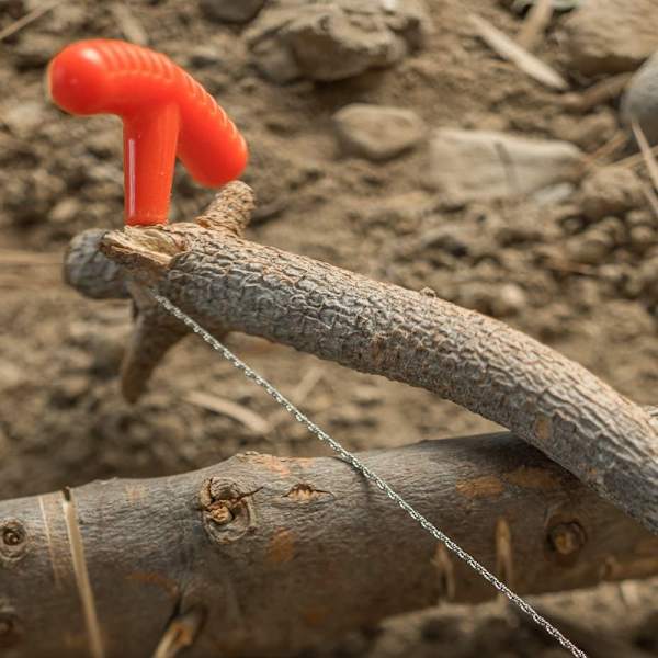 Redningskabel Wire Jakt Fiske Vandring Camping Sag Wire Overlevelseskjede Sag med Orange Håndtak Piscator Zone Utstyr