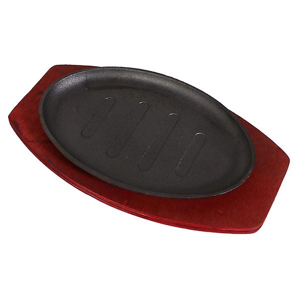 Griddle Gas Spis Gasgrillplatta Serveringsbricka Gasspis Grillplatta Gasgrill Droppbricka Svart23 Black 23.5X15X1.5CM