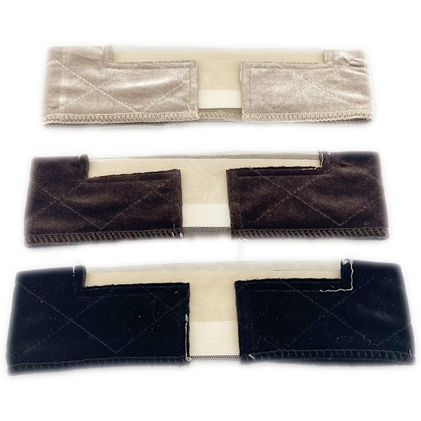 Wig Grip Band Original Velvet Lace WiGrip Pääpantapidike Pitsiperuukkeille ja Frontaleille, Vahvistettu Sveitsiläinen Pitsi Saumaton Siirtymä 3kpl