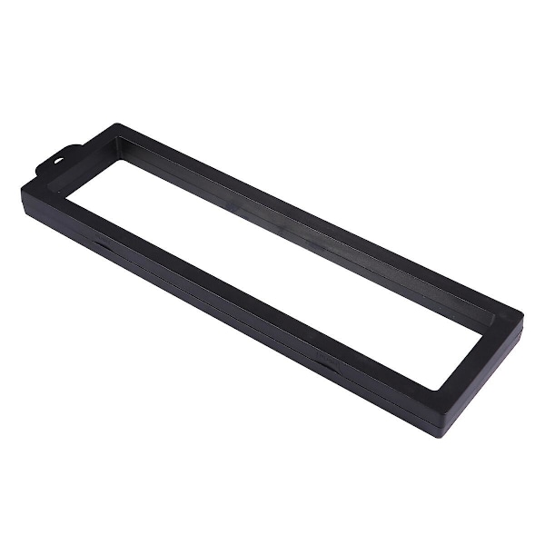 Pe Flydende Holder Klar Visningsramme Smykke Støvfri Stativ Til Halskæde Ring Ørestik (sort, 300 Black 30X9CM