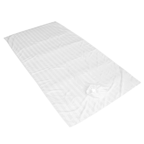 1 stk Massasje Seng Polyester Sengelin  Gjenbrukbar Rasktørkende Sengelin Hvit 200X100CM White 200X100CM