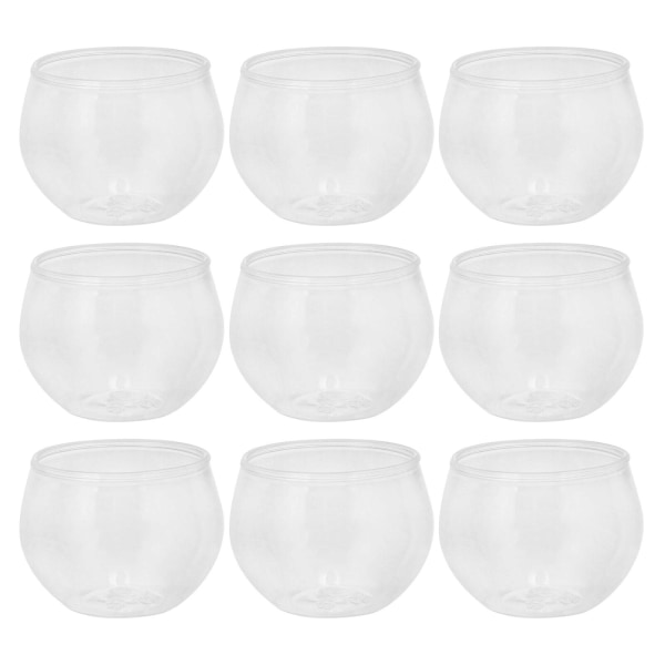 12 stk 75 ml Enkle Cupcakes Kopper Dessert Kopper Gjenbrukbare Drikk Kopper (gjennomsiktig)transparent5c5c4.5cm transparent 5c5c4.5cm