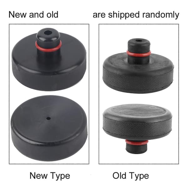 4 stk. Gummipute for jekk, løfteadapter, chassisbeskyttelse, passer Tesla Model 3/Model Y/Model S/Model X