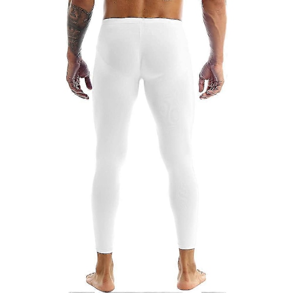 Herr Släta Låg Rise Bulge Pouch Byxor Underkläder Tights Fitness Sovkläder Gåva