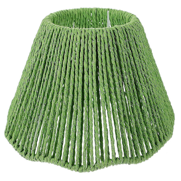Papir Reb Vævet Lampeskærm Universal E27 E14 Lampeskærm Dekoration Bordlampe Cover