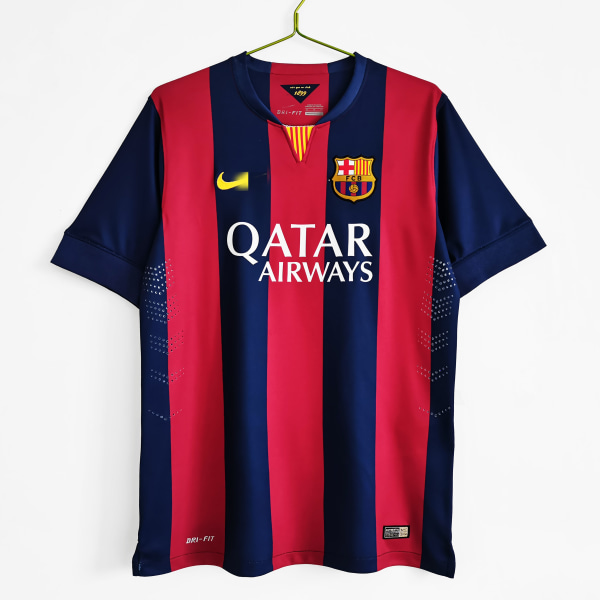 MSN Säsong 14-15 Barcelona Home Jersey Dräkt Messi NO.10 S