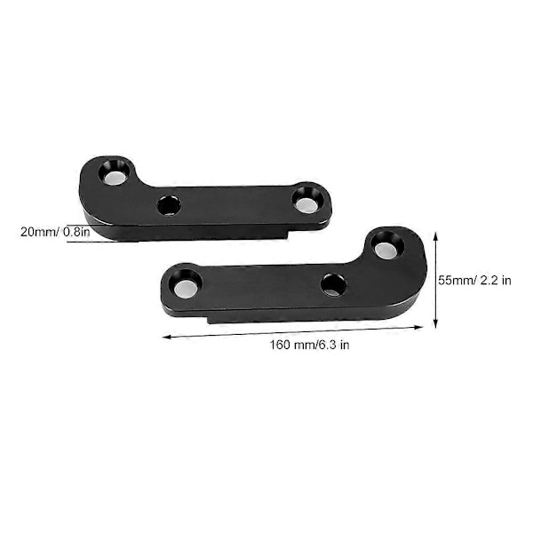 Bilrat Drift Lock Adapter Øger Drejevinklen 25%-30% Passer til E36 M3 (Sort)