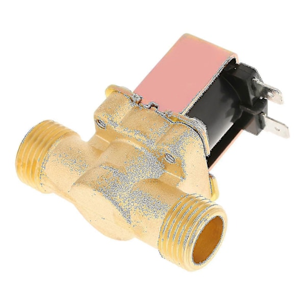 1/2\" DC 12V Normalt Stängd Elektrisk Magnetventil i Mässing för Vattenkontroll