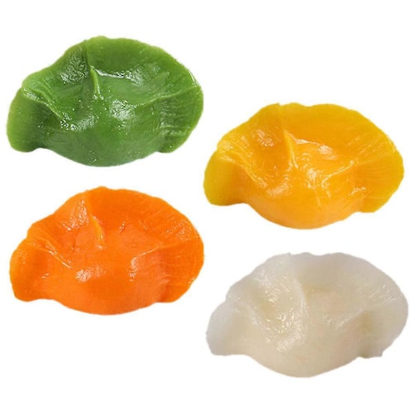 4 stk. Kunstige Dumplings Realistisk Dumpling Model Falske Dumpling Madmodeller