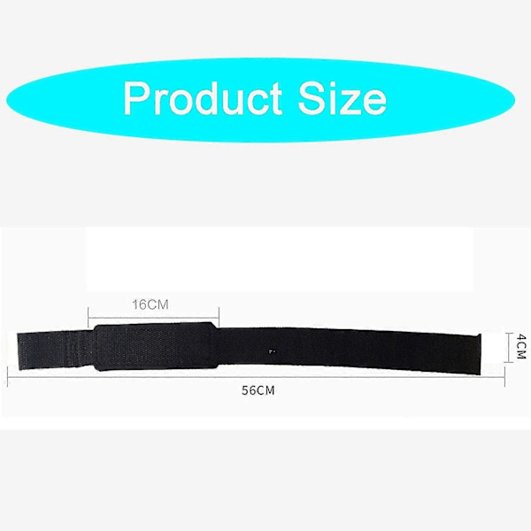 2 stk. Power Belt Løfte Håndledsremme Pull Up Bomuldsgreb Anti Slip