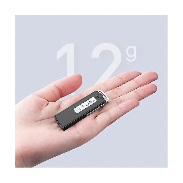 8 Gt USB-muistitikku Äänitallennin Ladattava Digitaalinen Ääninauhuri PC:lle Haastatteluihin