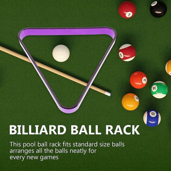 Bordbillard Rack Trekant Billard Rack Billardkugleholder Mini Bord Pool Kugle Rack