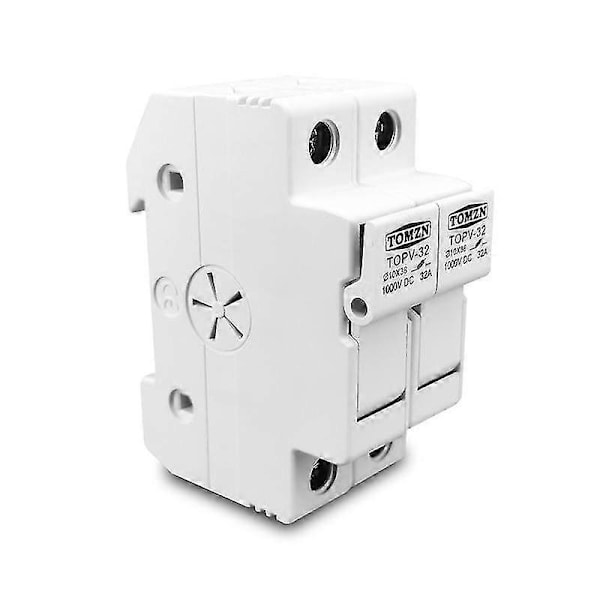 Tomzn 2p Parallell DC Sikringsholder 10x38mm Høyspent Solar PV Sikringsholder 1000v Topv-32 For Solar