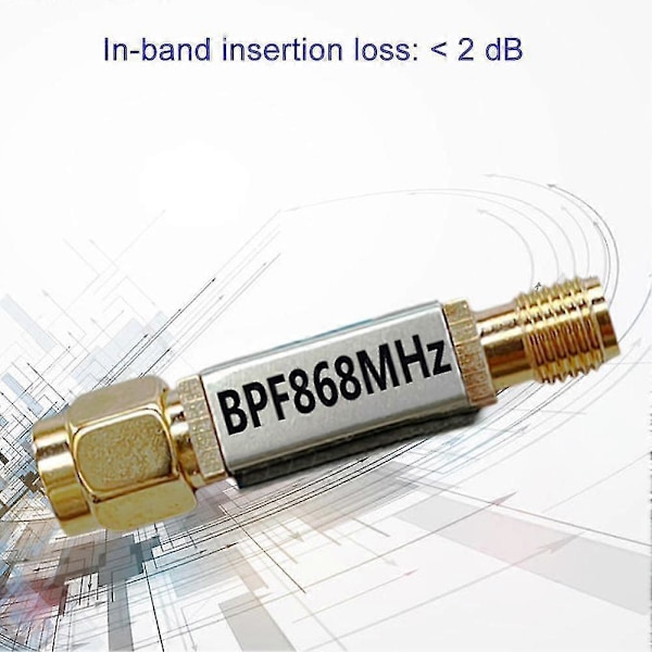 868mhz Rfid Sav Pass Filter Bredde 867-869mhz. Sma Interface S Indsæt Og Ud-af