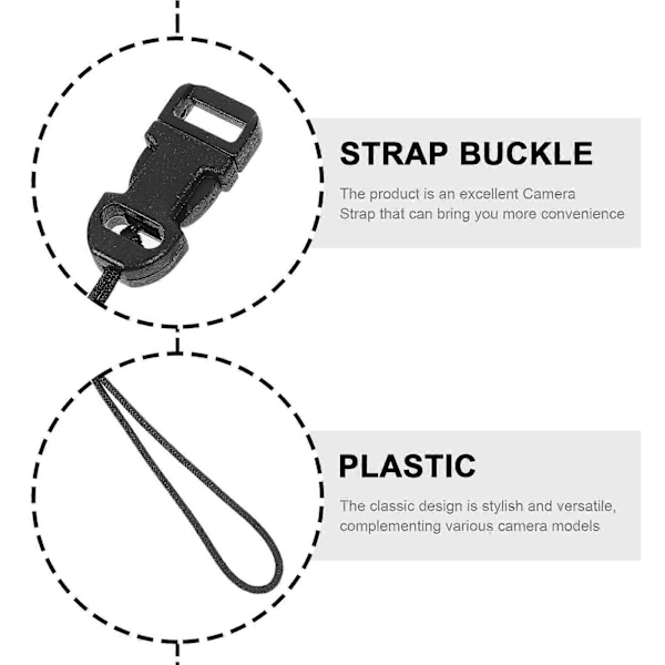 2 Par Snabbkopplingsspänne Mini QD Loop QD System Anslutningsrem Loop Kameratillbehör