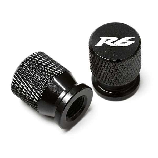 1 par R6 CNC Aluminium Däckventil Luftport Skydd Dammlock Motorcykeltillbehör För Yzf R6 20