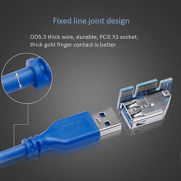Pci-e - Usb 3.0 PC-paneeli Usb-laajennus Pcie Usb-sovitin 3,5 tuuman paneelikiinnike PC