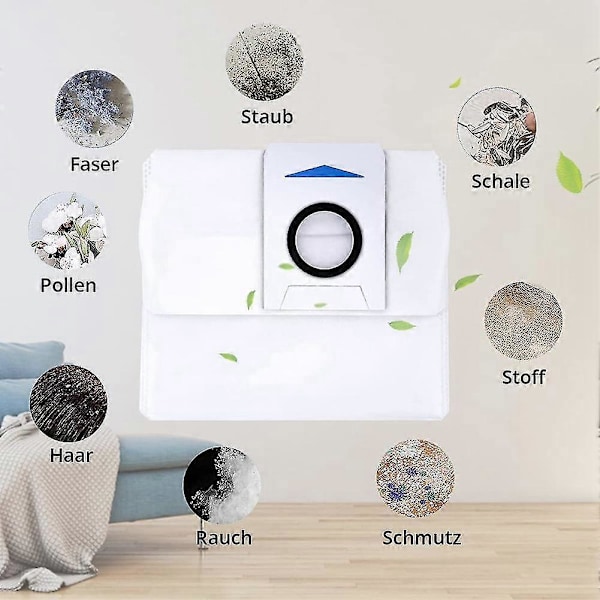 Pölypussien varaosat Deebot X1omni X1turbo robotti-imurin lisävarusteisiin, imuripussit