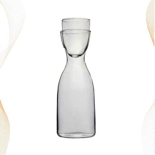 1 Sæt Kreativ Praktisk Glas Tekande Drik Mælkekande og Kop Sæt Varmebestandig Glas Tekande til Hjem Restaurant Køkken