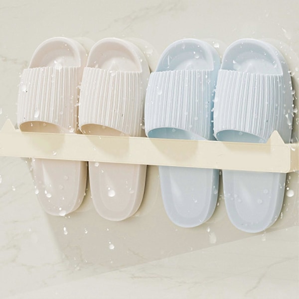 Veggmontert Sko Stativ Topp Stativ Plast Sko Holder Organizer Multifunksjonelt Hengende Stativ Borrefritt