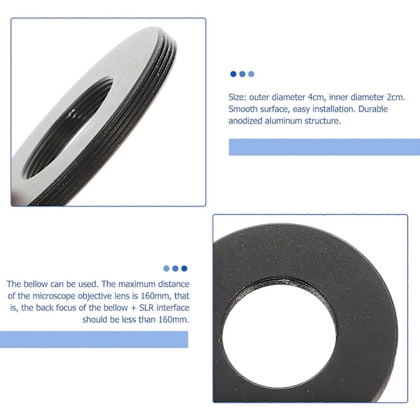 Kamera Mikroskop Adapter M42 til RMS Adapter Ring RMS Gjengekonverter