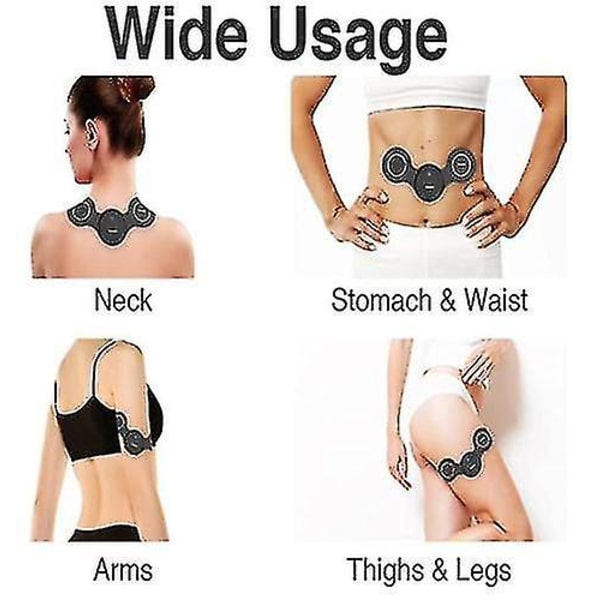 Ems Lymphunclog Nakke Udglattende Massageapparat Plumpyup Mikrostrøm Massageapparat Cervikal Cervikal Stick Mini Bærbar Smart Muskelafslapning