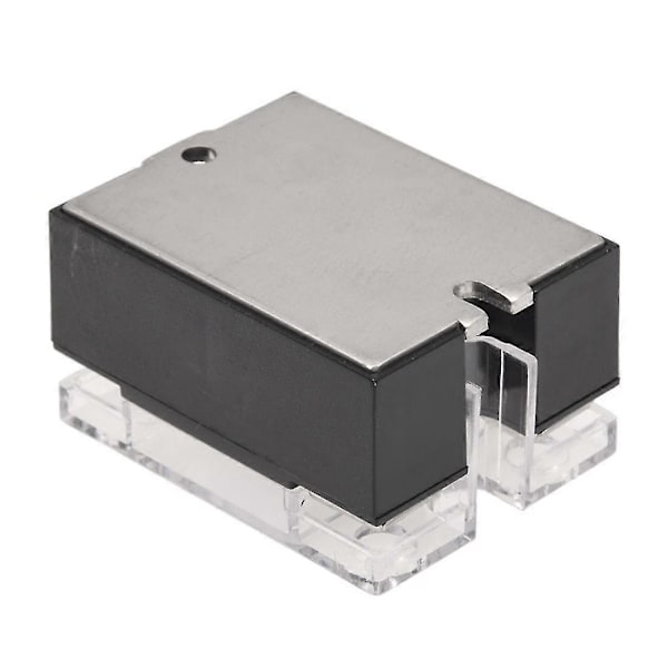 DC til DC Enkeltfaset Solid State Relæ SSR 25A 3-32V 5-220V m/ Transparent Dæksel