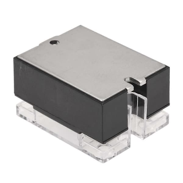 DC till DC Enfas Solid State Relä SSR 25A 3-32V 5-220V Med Transparent Skydd