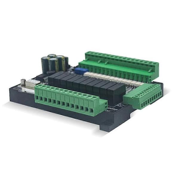 Fx3u-24mr Industriel Kontrol Board 6ad 2da 14 Input 10 Relæ Output 6 Analog Input 2 Analog Output