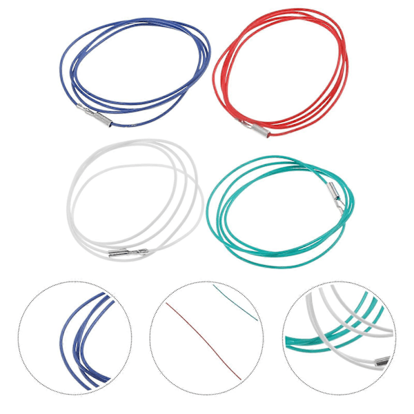 4 stk. Stereo Ledningskabler Kobber Headshell Ledningskabel Multi Brug Header Ledningskabel Stereo Ledningskabler