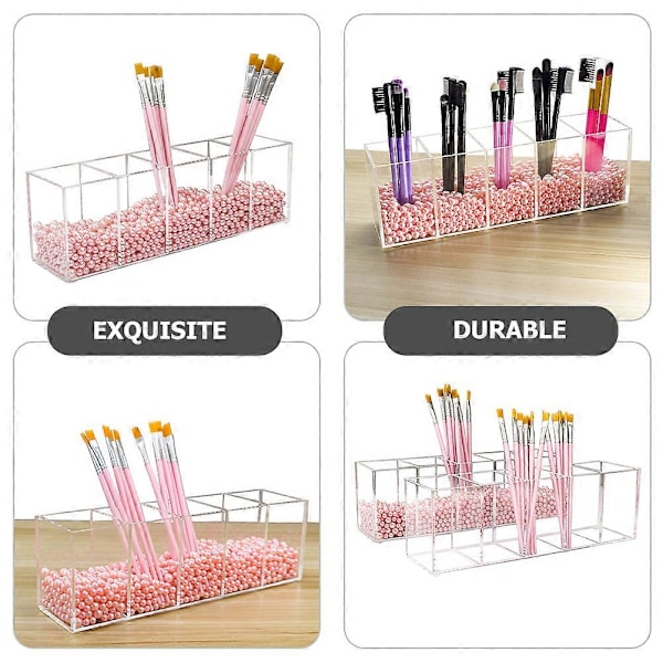 Multifunktionel Blyantholder Makeupbørsteholder Kontorartikler Opbevaringsskab