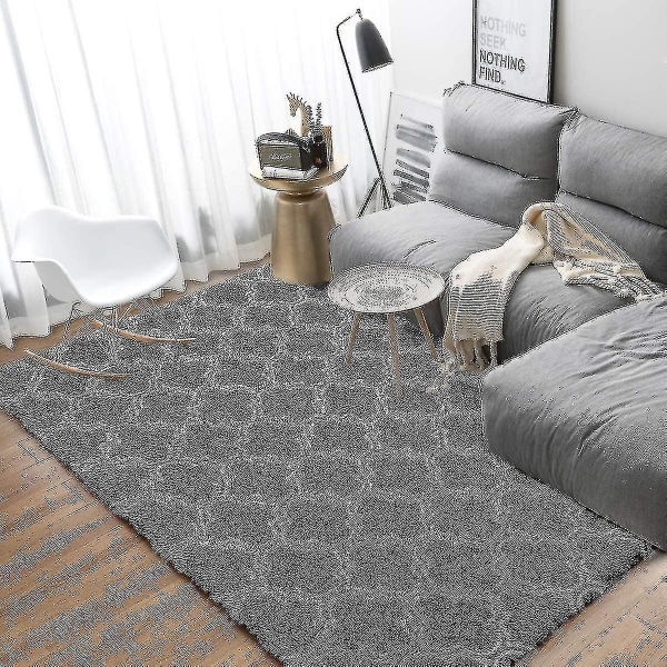 Tflycq Geometriske Soveværelsestæpper - 152 x 244 cm Blødt Områdetæppe Moderne Indendørs Til Stue Piger Drenge Børneværelse Kollegium Vuggestue Hjem Ferieindretning Gulv