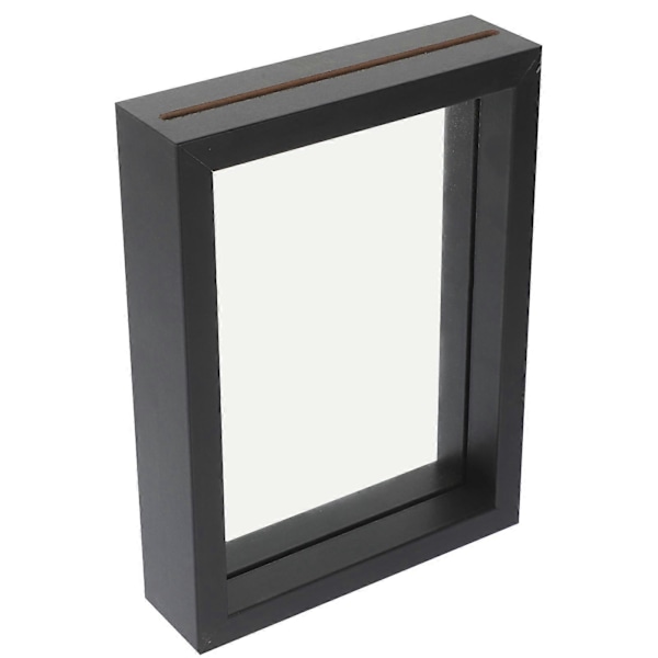 Glas Display Ramme Træramme Prøve Dobbeltsidet Glasramme Billedramme