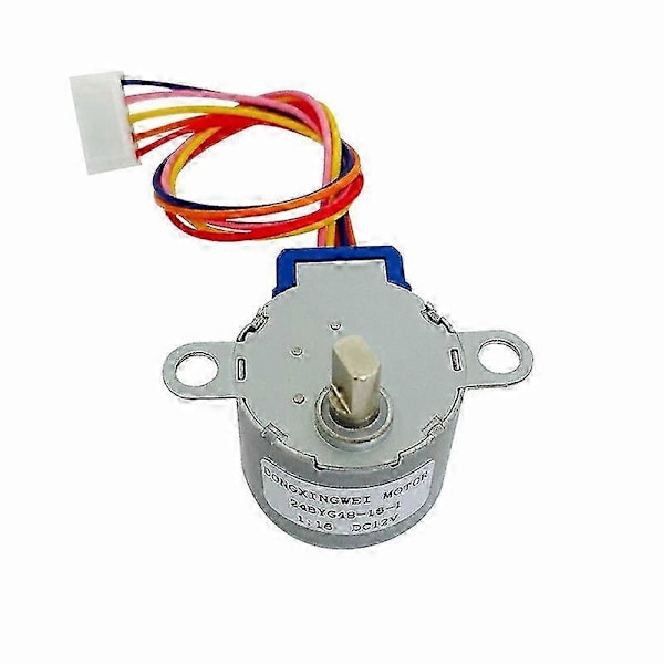 1 Sett 24BYJ48 DC 12V CNC motor Reduserende Stepping Steppermotor 24BYJ48 Stegmotor